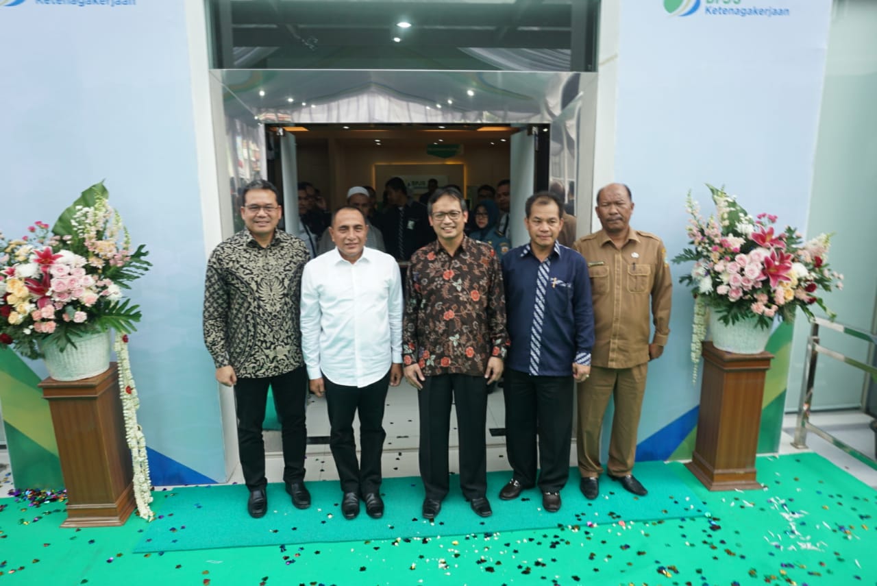BPJS Ketenagakerjaan Sumbagut Resmikan Kantor Medan Utara